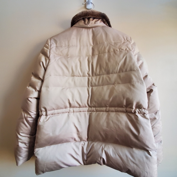 Anne Klein winter coat with faux fur collar Size 5-6, removable hoodie - Picture 5 of 12